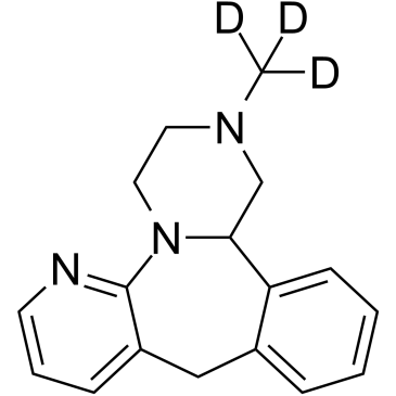 Mirtazapine D3结构式