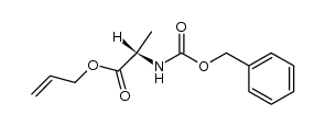 Cbz-L-alanine allyl ester结构式