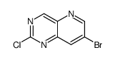 7-bromo-2-chloropyrido[3,2-d]pyrimidine Structure