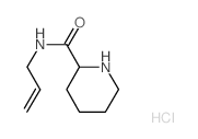 N-Allyl-2-piperidinecarboxamide hydrochloride结构式