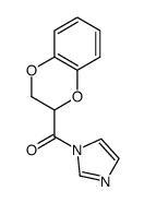 (2,3-dihydrobenzo[b][1,4]dioxin-2-yl)(1H-imidazol-1-yl)methanone Structure