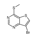 7-bromo-4-(methylsulfanyl)thieno[3,2-d]pyrimidine Structure
