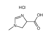 1-methylimidazoline-4-carboxylic acid hydrochloride Structure