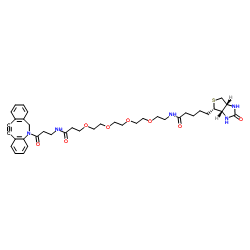 DBCO-PEG4-Biotin Structure