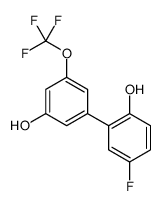 4-fluoro-2-[3-hydroxy-5-(trifluoromethoxy)phenyl]phenol Structure