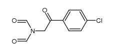 N-(2-(4-chlorophenyl)-2-oxoethyl)-N-formylformamide Structure