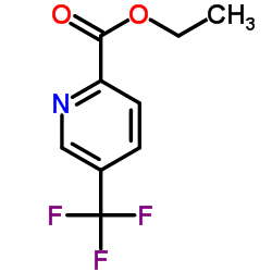 5-(三氟甲基)-2-吡啶羧酸乙酯结构式