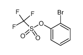 三氟甲磺酸2-溴苯酯结构式