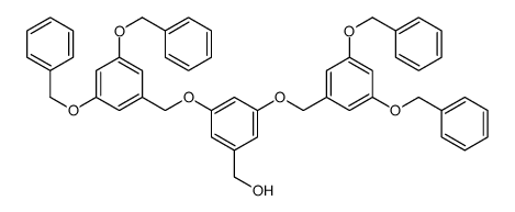 [3,5-bis[[3,5-bis(phenylmethoxy)phenyl]methoxy]phenyl]methanol Structure