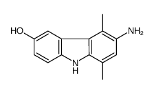 9H-Carbazol-3-ol, 6-amino-5,8-dimethyl-结构式