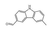 6-formyl-3-methylcarbazole Structure