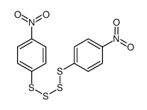 1-nitro-4-[(4-nitrophenyl)tetrasulfanyl]benzene结构式