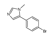 5-(4-BROMOPHENYL)-1-METHYLIMIDAZOLE Structure
