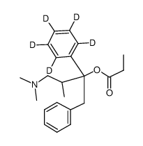 (±)-Propoxyphene-D5结构式