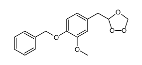 3-(4-(benzyloxy)-3-methoxybenzyl)-1,2,4-trioxolane Structure