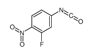 2-fluoro-4-isocyanato-1-nitrobenzene结构式