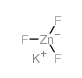 potassium,zinc,trifluoride Structure