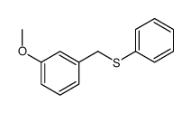 1-methoxy-3-(phenylsulfanylmethyl)benzene Structure