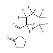 2-(2,2,3,3,4,4,5,5,6,6,6-undecafluorohexanoyl)cyclopentan-1-one结构式