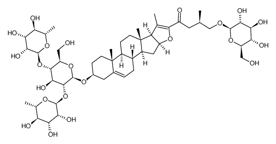 23-oxo-pseudoprotodioscin Structure