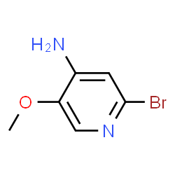 2-溴-5-甲氧基吡啶-4-胺结构式