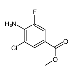 methyl 4-amino-3-chloro-5-fluorobenzoate Structure