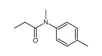 Propanamide,N-methyl-N-(4-methylphenyl)-结构式