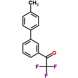 2,2,2-Trifluoro-1-(4'-methyl-3-biphenylyl)ethanone Structure