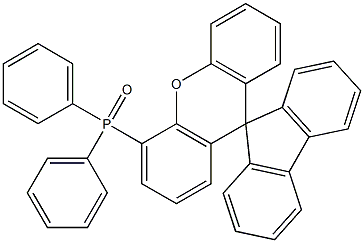 Diphenylspiro[9H-fluorene-9,9'-[9H]xanthen]-4'-ylphosphine oxide Structure