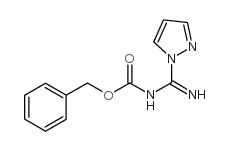 N-(Benzyloxycarbonyl)-1H-pyrazole-1-carboxamidine structure