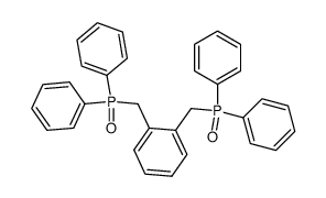 1,2-phenylene-bis(methylene)bis(diphenylphosphine oxide)结构式