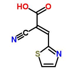 2-氰基-3-(噻唑-2-基)丙烯酸图片