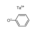 tantalum pentaphenolate Structure