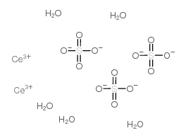 五水硫酸铈结构式