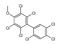 1,2,4,5-tetrachloro-3-methoxy-6-(2,4,5-trichlorophenyl)benzene Structure