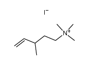 trimethyl-(3-methyl-pent-4-enyl)-ammonium, iodide结构式