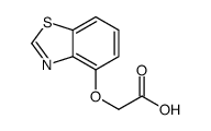 Acetic acid, (4-benzothiazolyloxy)- (9CI)结构式