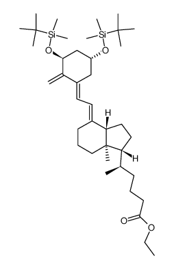 (5R)-Ethyl 5-((1R,3As,7Ar)-4-((E)-2-((3S,5R)-3,5-Bis(Tert-Butyldimethylsilyloxy)-2-Methylenecyclohexylidene)Ethyl)-7A-Methyloctahydro-1H-Inden-1-Yl)Hexanoate Structure