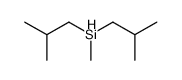methyl-bis(2-methylpropyl)silane Structure