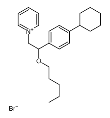 1-[2-(4-cyclohexylphenyl)-2-pentoxyethyl]pyridin-1-ium,bromide结构式