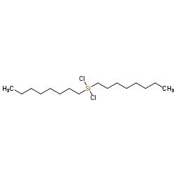 Dichloro(dioctyl)silane Structure