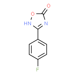 3-(4-氟苯基)-1,2,4-噁二唑-5(2H)-酮结构式