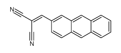 2-(anthracen-2-ylmethylidene)propanedinitrile结构式