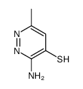 3-amino-4-mercapto-6-methylpyridazine structure