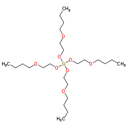 四(丁氧基乙氧基)硅烷结构式