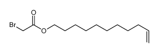 10-Undecenyl bromoacetate结构式