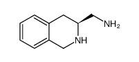 (3S)-1,2,3,4-四氢-3-异喹啉甲胺结构式