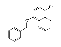 5-bromo-8-phenylmethoxyquinoline结构式