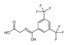 2-[[3,5-bis(trifluoromethyl)benzoyl]amino]acetic acid Structure