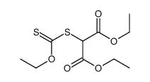 diethyl 2-ethoxycarbothioylsulfanylpropanedioate结构式